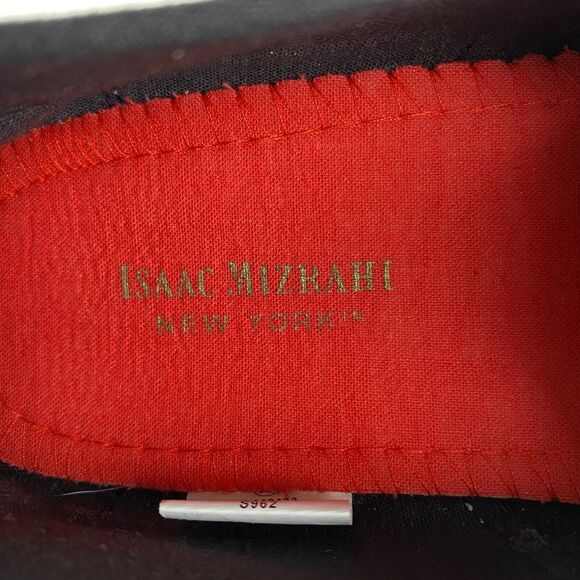 Isaac Mizrahi NY Slip-On Christmas Wreath Loafers Black Size 8.5 Pre-Owned - Picture 8 of 11